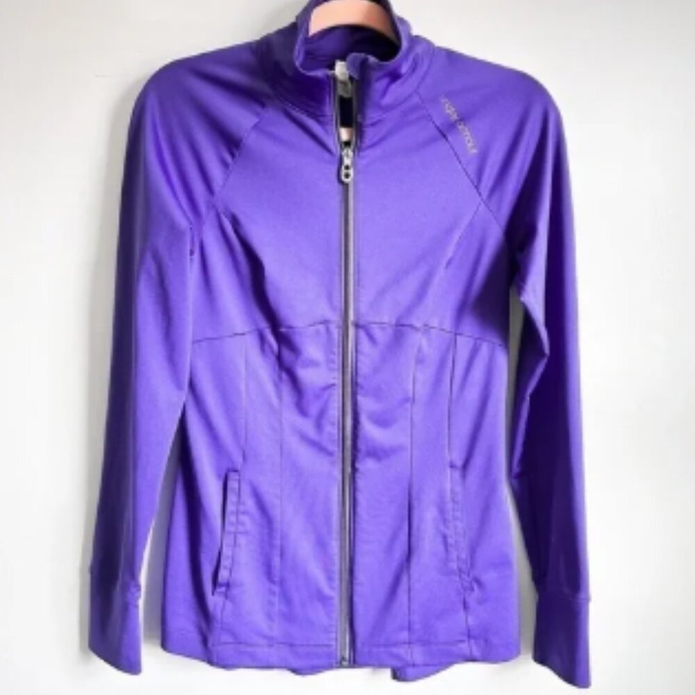 Under armour Purple Full Zip Activewear Lightweight Stretchy Jacket sz S/M